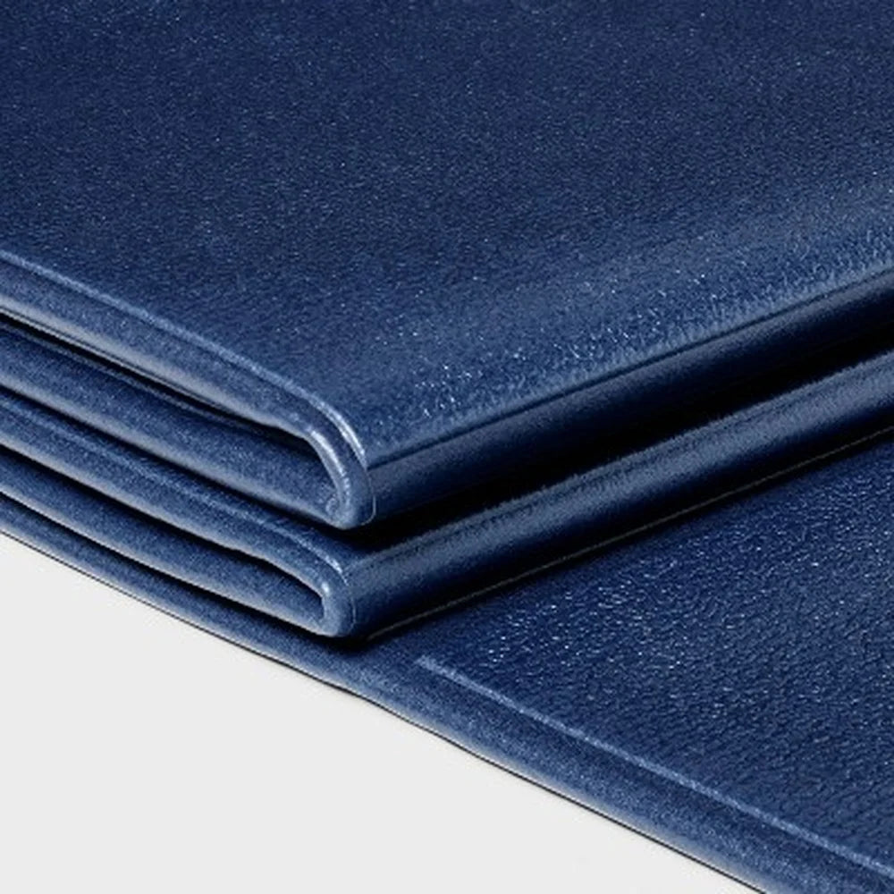 Folding Travel Yoga Mat 3mm Rubber Low Tack Portable Stretching Exercise Easy Carry Travel Yoga Practice