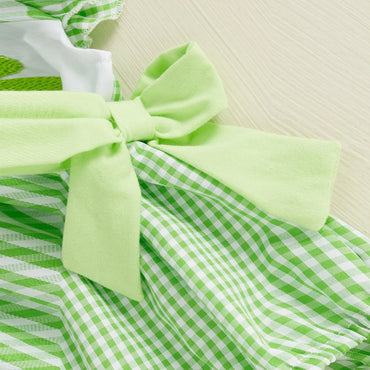 Newborn Floral Romper Baby Girl Summer Embroidery Daddy's Flower Jumpsuit Kids Toddler Bubble One-piece Clothing