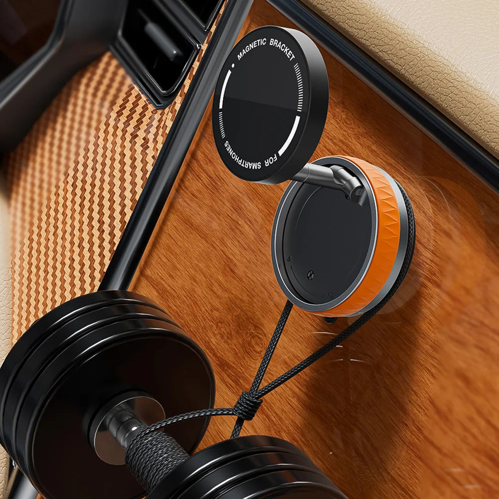 For Magsafe Mobile Phone Holder 360° Rotatable Folding Car Magnetic Holder Magnetic Car Stable Holder for IPhone/Samsung/Xiaomi