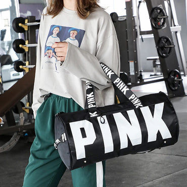 Handheld Fitness Bag Adjustable Shoulder Strap Dry Wet Separation Bags with Shoe Compartment Wear-resistant for Outdoor Football