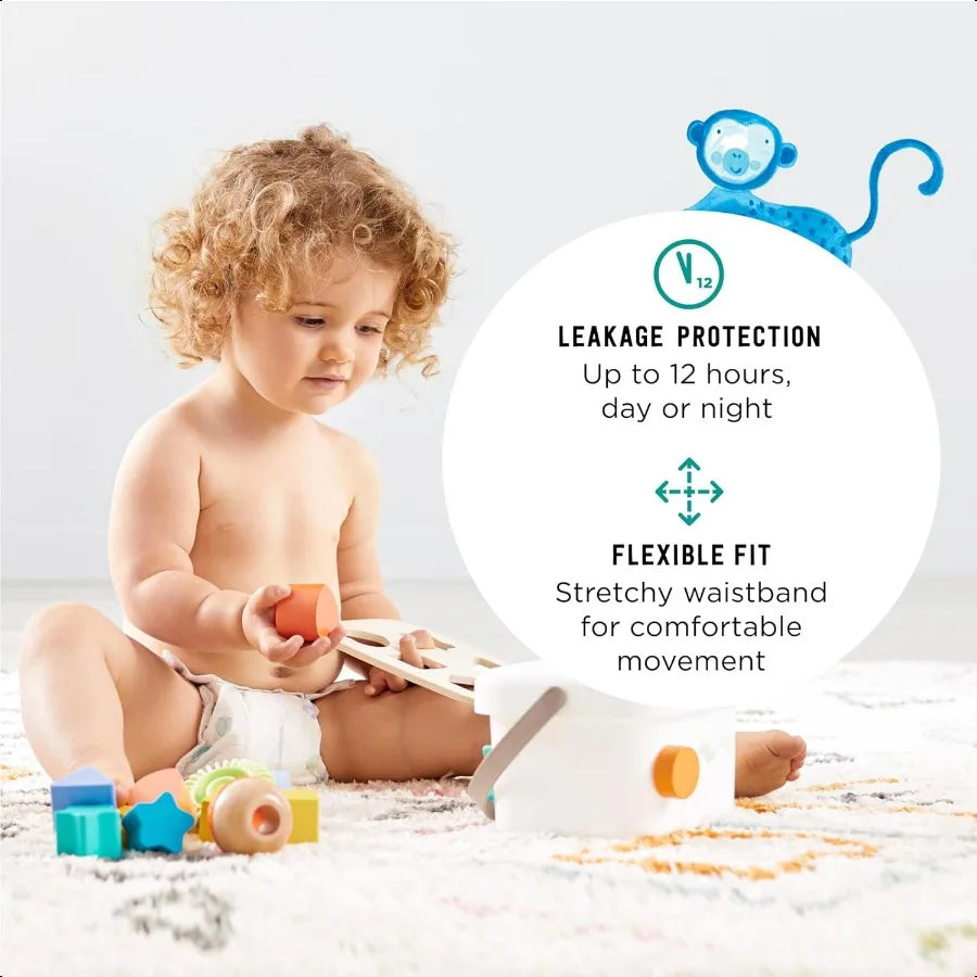 Brand Mama Bear Gentle Touch Diapers Size Newborn 120 Count 4 packs of 30
