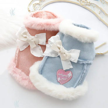 FULIBS cat and dog winter down jacket vest brushed down love dog coat clothing/fashionable down jacket/jacket