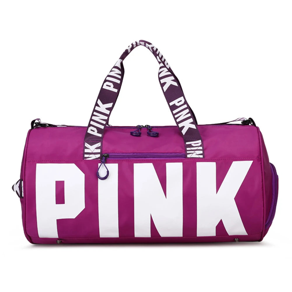 Handheld Fitness Bag Adjustable Shoulder Strap Dry Wet Separation Bags with Shoe Compartment Wear-resistant for Outdoor Football