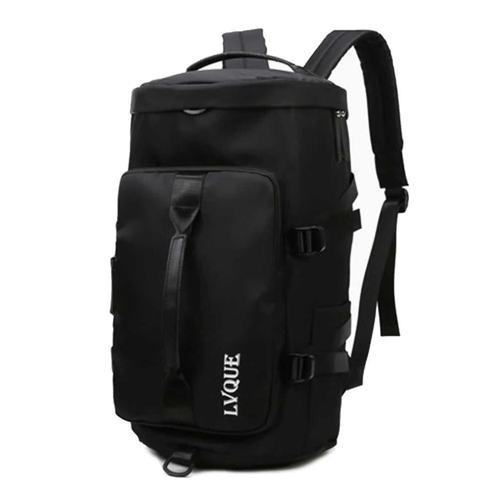 Oxford Cloth Gym Backpack Compartment Travel Knapsack Independent Shoe Position Large-capacity for Men Women for Trekking Travel