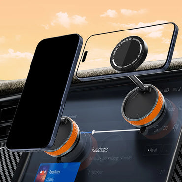 For Magsafe Mobile Phone Holder 360° Rotatable Folding Car Magnetic Holder Magnetic Car Stable Holder for IPhone/Samsung/Xiaomi