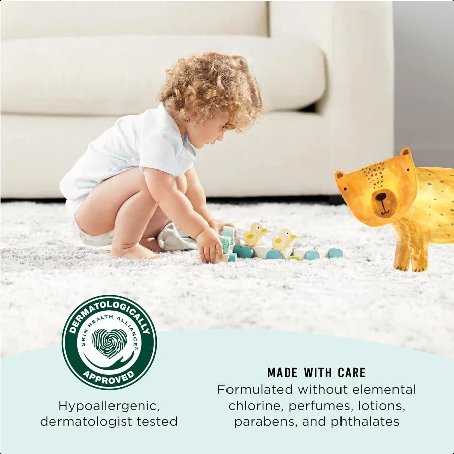 Brand Mama Bear Gentle Touch Diapers Size Newborn 120 Count 4 packs of 30