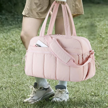 Women Travel Duffel Bag with Wet Pocket Gym Tote Bag Large Capacity Carry-On Luggage Bag Outdoor Travel Hiking Carry Bag