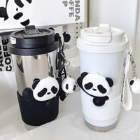 17oz Insulated Stainless Steel Tumbler | Vacuum Sealed Travel Coffee Mug | Reusable Thermal Cup With Lid & Paracord Handle| Leak