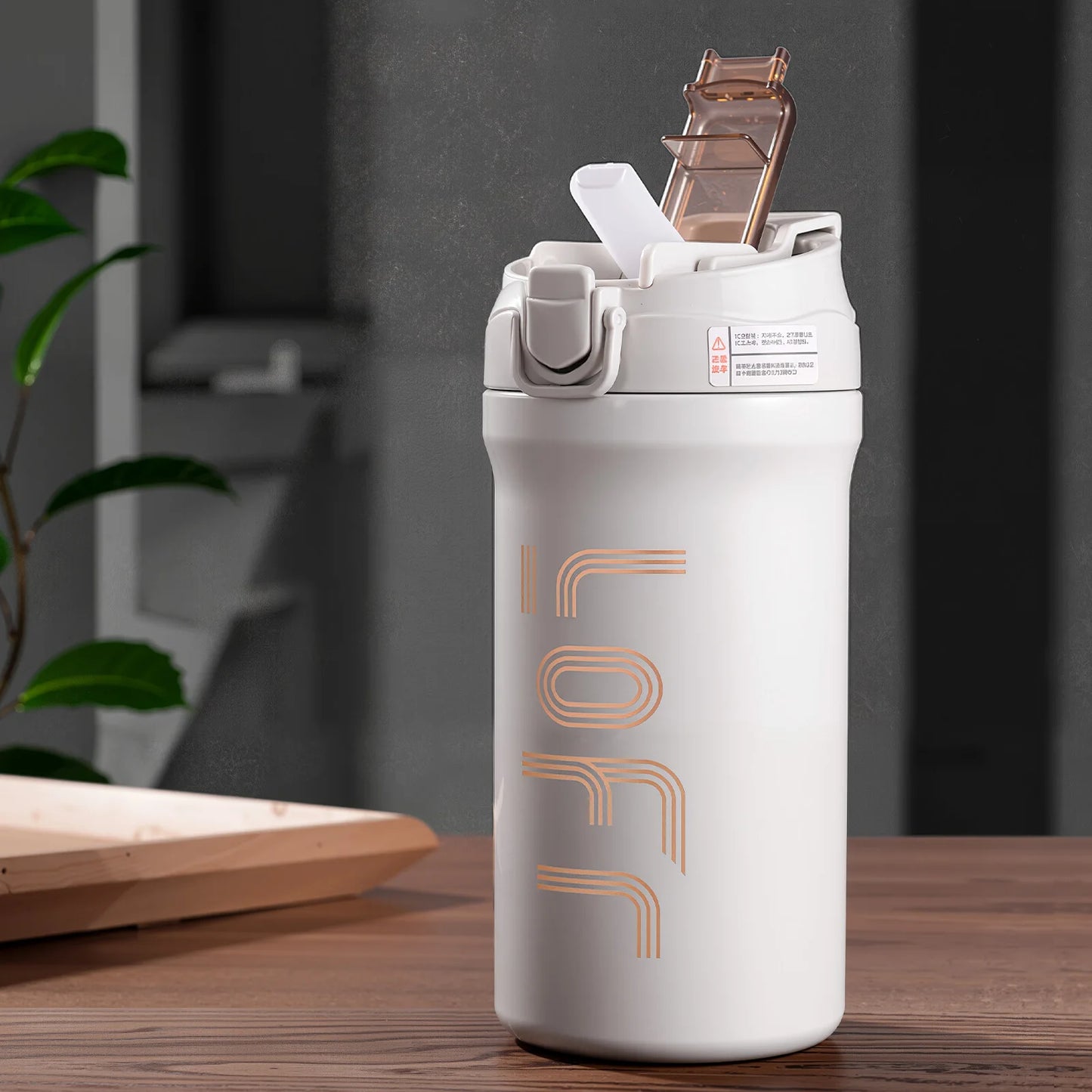 20oz Insulated Stainless Steel Tumbler | Vacuum Sealed Travel Coffee Mug | Reusable Thermal Cup With Lid & Paracord Handle| Leak