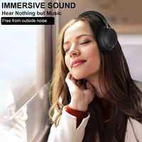 APP T-fun NC45 Bluetooth Active Noise Cancelling Headphones, Comfortable Wireless Over Ear Headphones with Mic, Hi-Res Audio,