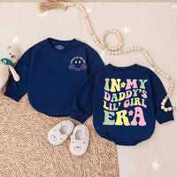 In My Daddy’s Girl Era Romper, Baby Girl Father’s Day Outfit, Daddy’s Girl Bubble Romper, Cute Baby Girl Gift