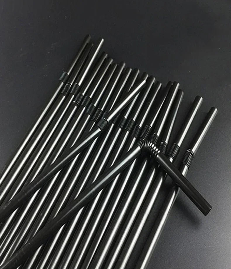 Multicolor Plastic Straws Kitchen Beverage Disposable Drinking Straw Cocktail Rietjes Wedding Birthday Party bar Accessories