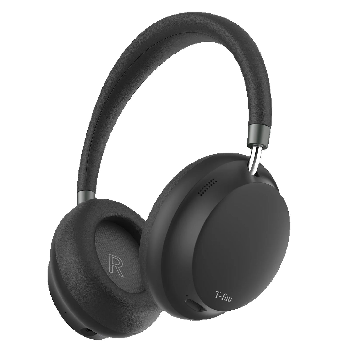 APP T-fun NC45 Bluetooth Active Noise Cancelling Headphones, Comfortable Wireless Over Ear Headphones with Mic, Hi-Res Audio,