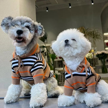 FULIBS Dog Brand Clothing Hoodie Knitted Sweater Small Dog Medium Dog Clothing/Fashion Hoodie
