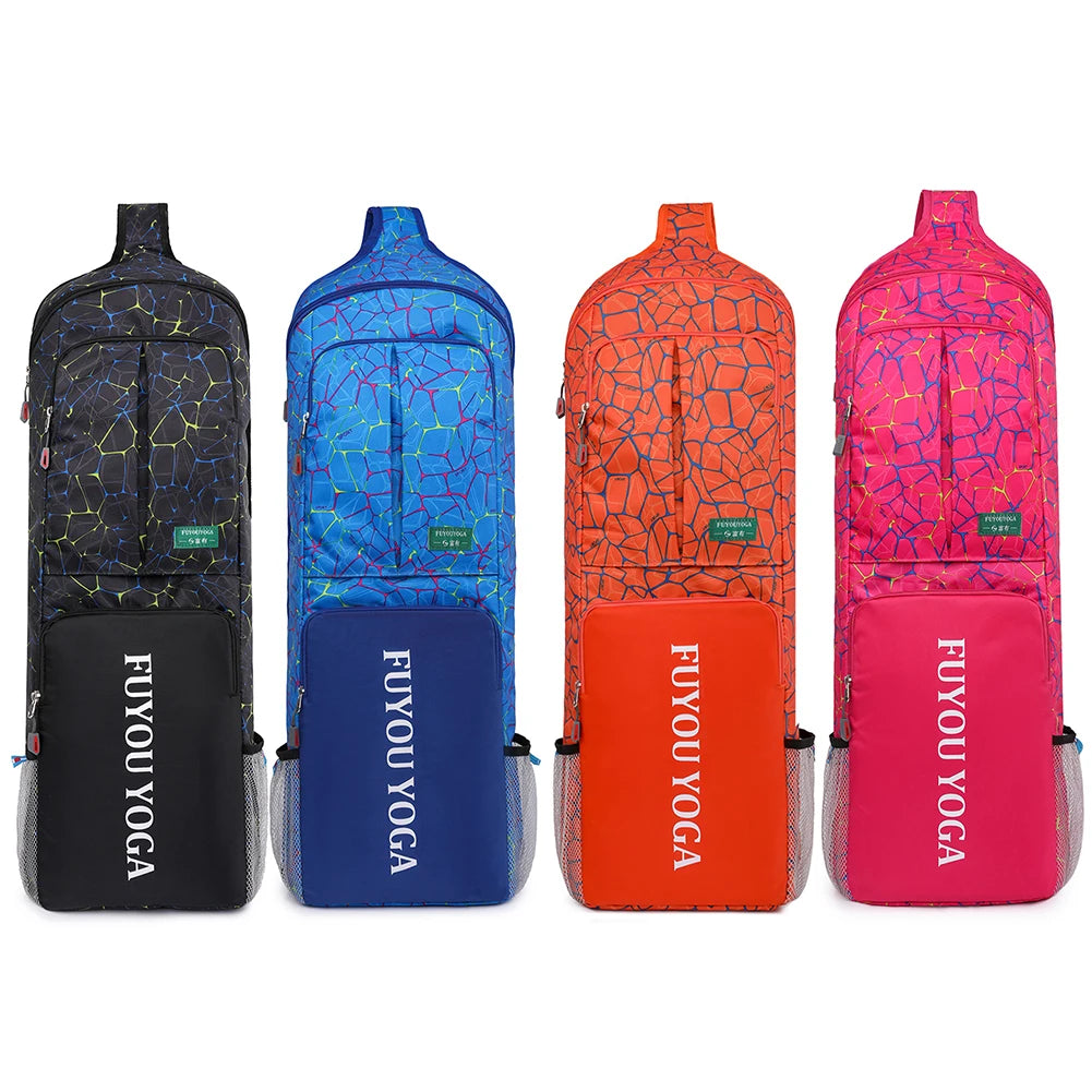 Yoga Pilates Cushion Bag Waterproof Yoga Mat Carry Tote Bag Large Capacity with Zipper Pocket/Mesh Pocket/Handle for Women Men