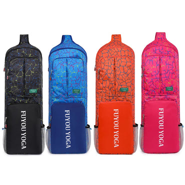 Yoga Pilates Cushion Bag Waterproof Yoga Mat Carry Tote Bag Large Capacity with Zipper Pocket/Mesh Pocket/Handle for Women Men