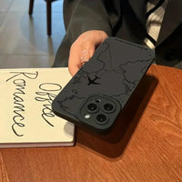 Travel-nspired Airplane Route Desian Phone Case for IPhone 16 Pro Max 15 14Plus 13 12 Anti-slip Soft TPU Phone Protective Cover