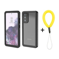 For Galaxy S24 S23 Ultra Plus S21 S20 FE IP68 Waterproof Full Sealed Diving Swim Phone Case Shockproof Surfing Clear Cover Shell
