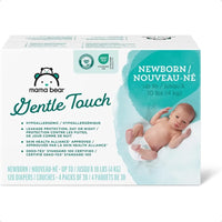Brand Mama Bear Gentle Touch Diapers Size Newborn 120 Count 4 packs of 30