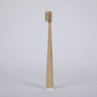4-Pack Natural Bristle Bamboo Toothbrushes Boar Hair Bristle & Bambu Toothbrush Totally Compostable & Biodegradable