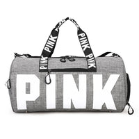 Handheld Fitness Bag Adjustable Shoulder Strap Dry Wet Separation Bags with Shoe Compartment Wear-resistant for Outdoor Football