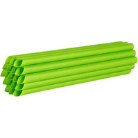 9.1 Inch Disposable Boba Straws 100 Count Compostable PLA Straws Wider Mouth Durable Eco-Friendly Hot Cold Beverages