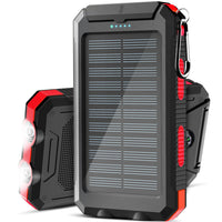 Waterproof Outdoor Solar Power Bank 38800mAh Dual USB Travel Outdoor Solar Mobile Phone Charger Solar Powerbanks For Camping