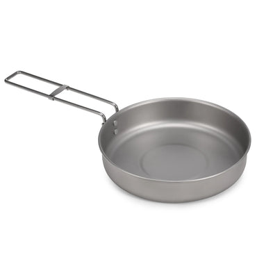 1000ml Ultralight Titanium Frypan Outdoor Camping Hiking Picnic Cooking Frying Pan