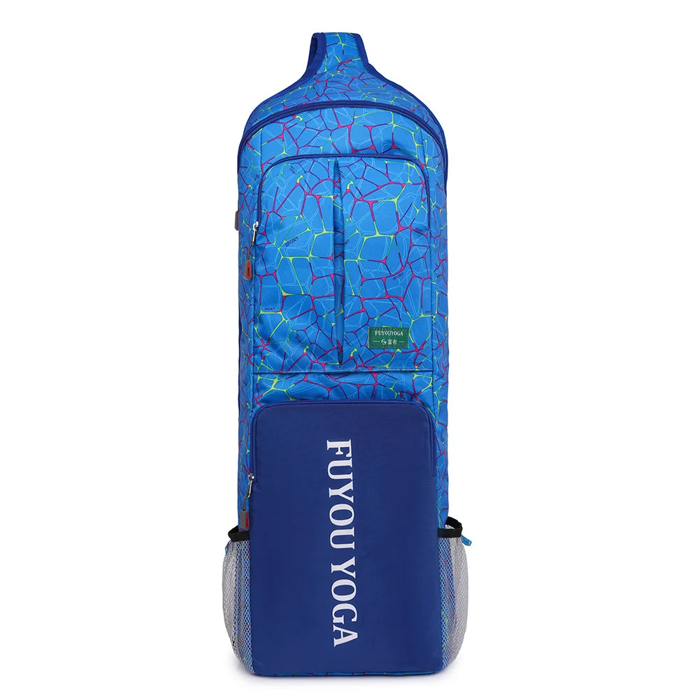 Yoga Pilates Cushion Bag Waterproof Yoga Mat Carry Tote Bag Large Capacity with Zipper Pocket/Mesh Pocket/Handle for Women Men