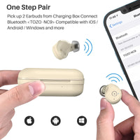 Refurbished TOZO ANC Earbuds TWS True Wireless Stereo Bluetooth Earphone Noise Cancelling In Ear Headsets Mics for IOS Android