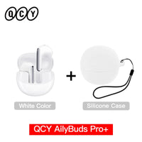 QCY HT10 AilyBuds Pro+ Hybrid ANC Wireless Earphones Hi-Res Audio with LDAC 6 Mics AI HD Call Headset Dual Connection Earbuds