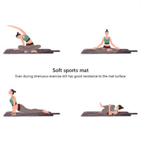 Universal Thickness Yoga Mat Non-Slip Exercise Pad Health Lose Weight Fitness for Relieving Stress Accessories