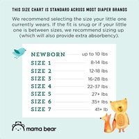 Brand Mama Bear Gentle Touch Diapers Size Newborn 120 Count 4 packs of 30