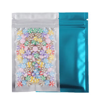 Eco Plastic Bags Aluminum Foil And PP Mylar Bags Matte Gift Pouch Frosted Translucent Kitchen Food Bags Zip Lock Storage Package