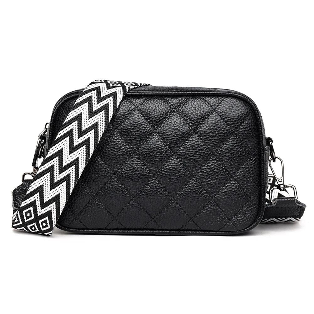 Women Crossbody Bag Genuine Leather Vintage Shoulder Bag Casual Female Satchel