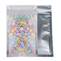 Eco Plastic Bags Aluminum Foil And PP Mylar Bags Matte Gift Pouch Frosted Translucent Kitchen Food Bags Zip Lock Storage Package