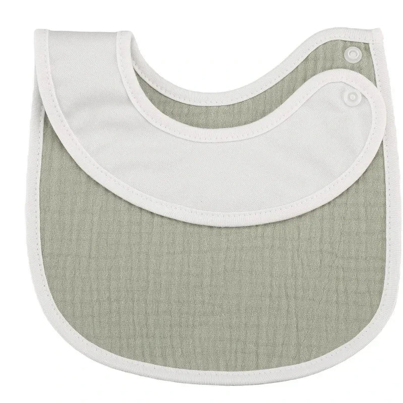2pcs cotton bear waterproof baby bibs four seasons baby bibs newborn burp cloth boys girls soft breastfeeding drooling towel