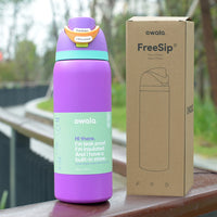 Owala Cup Vacuum Flasks & Thermoses Water Bottle Drinkware Thermo Tumbler Stainless Steel Thermal Mug Original Cold Hot