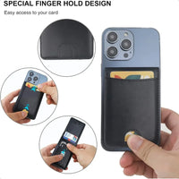 KIHUWEY for MagSafe Wallet Card Holder with Magnetic Mag Safe Leather Detachable Kickstand RFID Wallet for iPhone 16 15 14 13 1