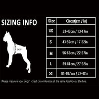 Winhyepet Training Dog Vest Pet Reflectiv Light Nylon Padding Dog service Harness Protective Clothes For Small Meduim Large