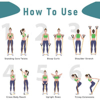 Resistance Bands with Handles, Single Resistance Bands, Exercise Bands with Handles, for Resistance Training, Physical Therapy