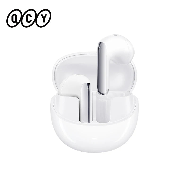 QCY HT10 AilyBuds Pro+ Hybrid ANC Wireless Earphones Hi-Res Audio with LDAC 6 Mics AI HD Call Headset Dual Connection Earbuds