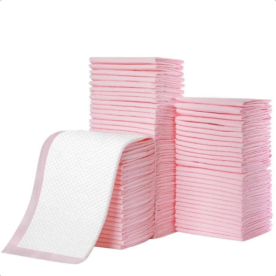 Changing Pad Liners Pack of 100 Baby Incontinence Changing Pads Diaper UnderPads Ultra Soft er Absorbent Waterproof Mat 13 x18