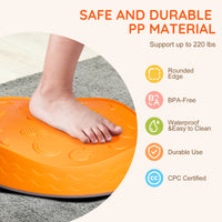 SucceBuy 5PCS Balance Stepping Stones Montessori Children Toys Sensory Training Tactile Sensing for Kids Party Social Games