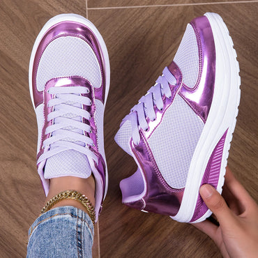 Sneakers For Women Fashion Glitter Girls Women's Casual Shoes Party Unisex Tennis Shoes For Women, Lightweight Walking Shoes For