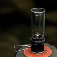 Portable Camping Gas Candle Lamp Light Outdoor Butane Gas Light Tent Lantern for Emergency Fishing Picnic Night Light Gas Lamp