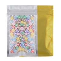 Eco Plastic Bags Aluminum Foil And PP Mylar Bags Matte Gift Pouch Frosted Translucent Kitchen Food Bags Zip Lock Storage Package