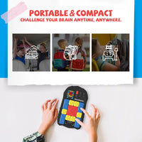 Rechargeable Super Slide Huarong Road Smart Sensor Game 500+ Level Brain Teaser Puzzles Interactive Fidget Toys For Kids Gifts