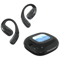 Wireless Headphones Bluetooth-Compatible 5.3 Noise Cancelling Open Ear Headphones Touch Color Screen for Workout Driving Running