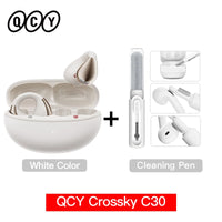 QCY Crossky C30 Wireless Bluetooth 5.4 Earphones Ear clip TWS Sports Earbuds Open Ear Dual-Connection Waterproof Headphones
